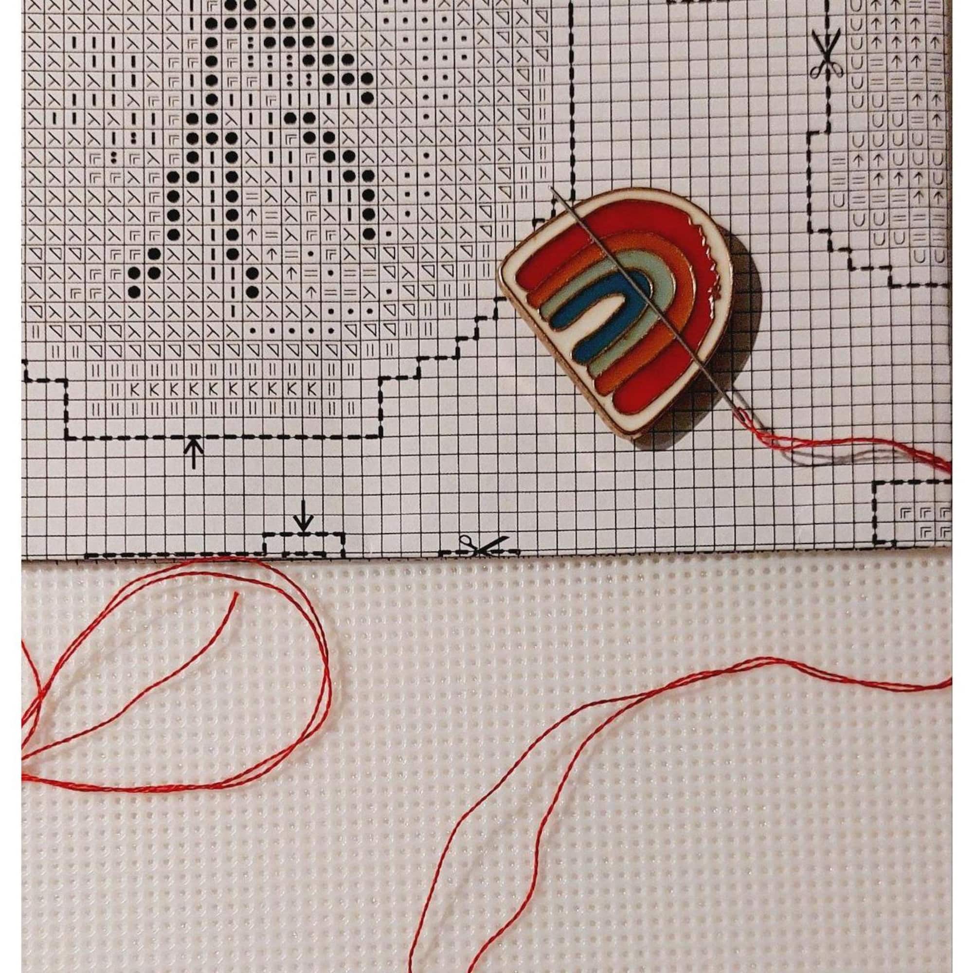Wizardi 4/5" Rainbow Magnetic Needle Minder